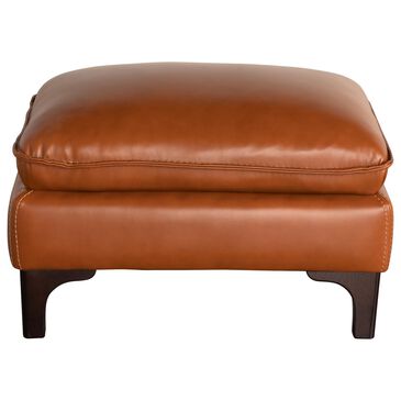 Sienna Designs Leather Ottoman in Everest Caramel, , large