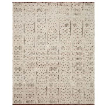 Loloi Walker 8"6" x 11"6" Rust and Ivory Area Rug, , large