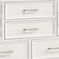 New Heritage Design Andover 6 Drawer Dresser in White, , large