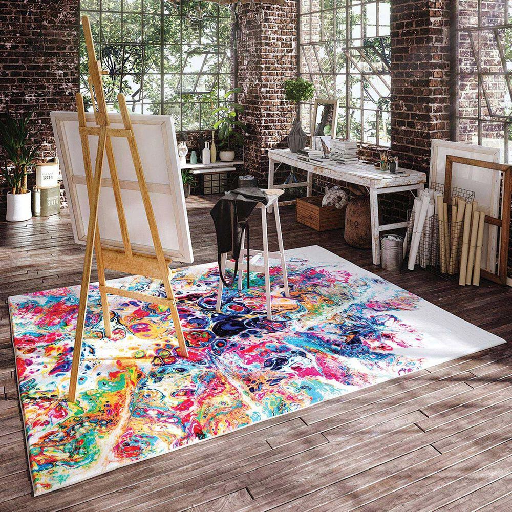 Dalyn Rug Company Kikiamo 3&#39; x 5&#39; Carnival Area Rug, , large