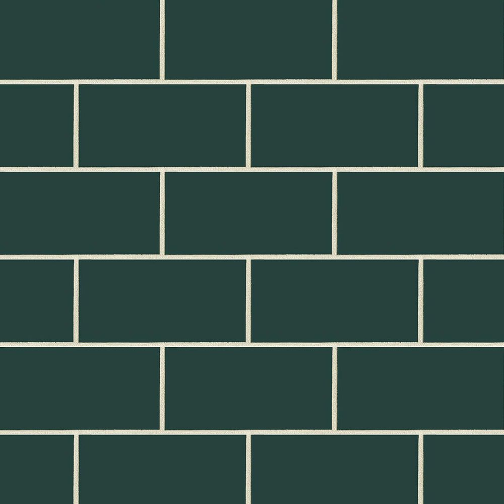 NextWall Retro Subway Tile Peel and Stick Wallpaper (Navy Blue)