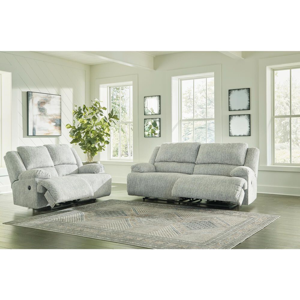 Signature Design by Ashley McClelland Manual Reclining Sofa in Gray, , large