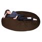 Jaxx 6" Cocoon Large Bean Bag Chair in Chocolate, , large