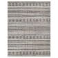 Surya Pompei 6" x 9" Brown, Off White, Light Gray, Black, Dark Blue and Charcoal Area Rug, , large