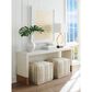 Lexington Furniture Carmel Spindrift Console Table in White and Brass, , large