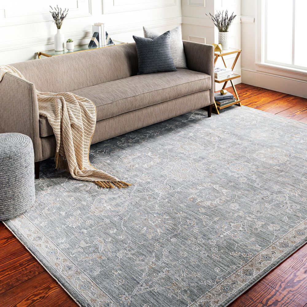 Surya Avant Garde 12&#39; x 15&#39; Gray, Beige and Denim Area Rug, , large