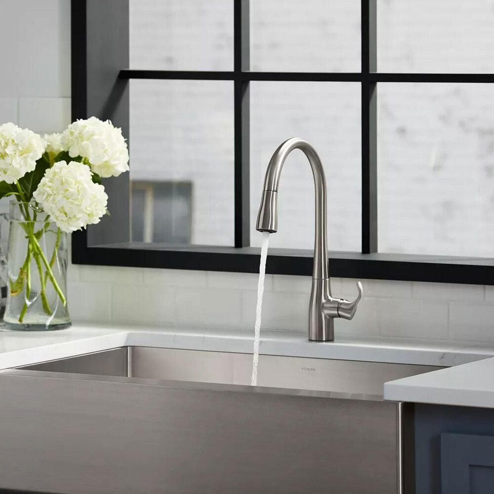 Kohler Simplice Pulldown Kitchen Sink Faucet in Vibrant Stainless, , large