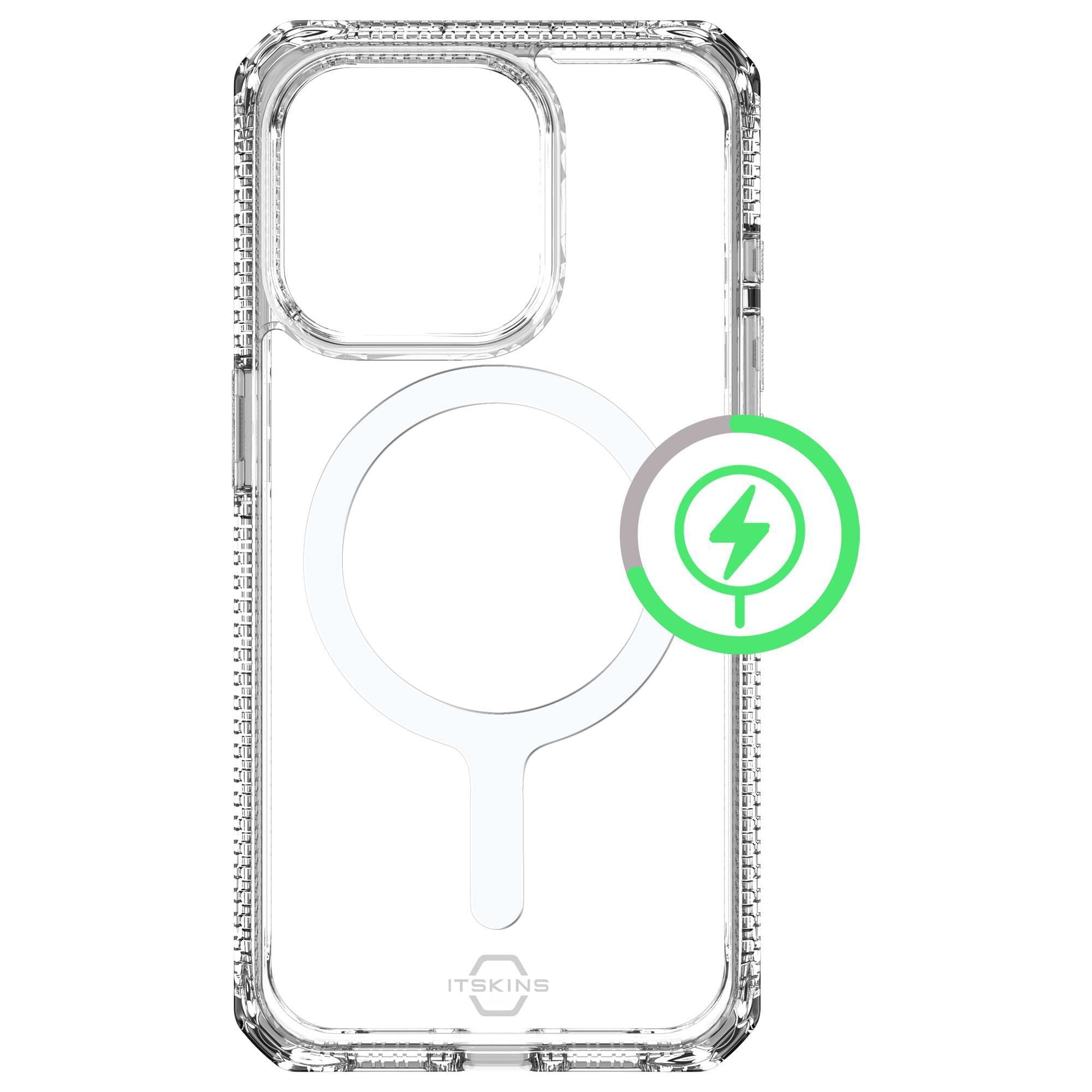 ITSkins Hybrid R Clear MagSafe Case for Apple iPhone 15 Pro Max in  Transparent | Shop NFM