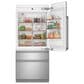 Cafe 20.1 Cu. Ft. Integrated Bottom Freezer Refrigerator with Right Hinge in Stainless Steel, , large