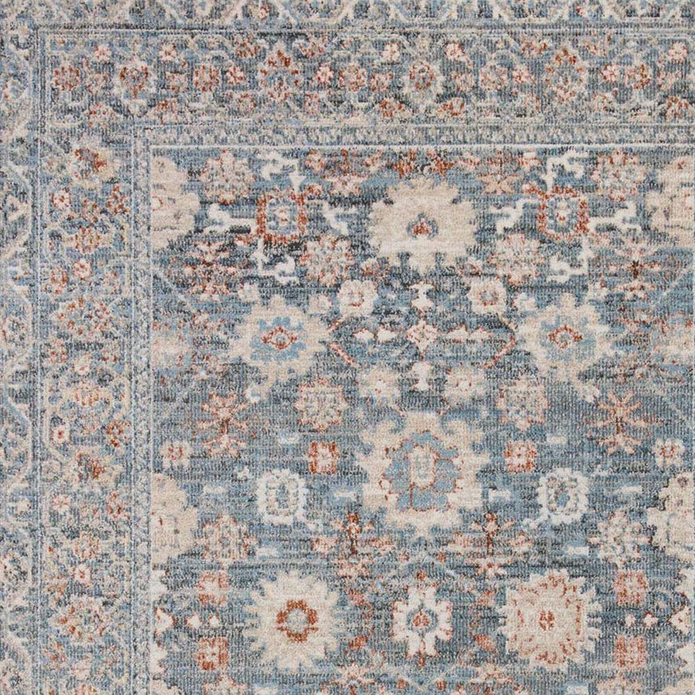 Loloi II Odette 9&#39;2&quot; x 13&#39; Sky and Rust Area Rug, , large