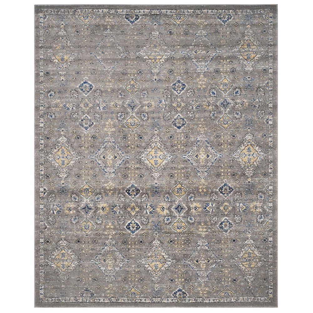 Safavieh Evoke EVK224G-10 10&#39; x 14&#39; Dark Grey/Yellow Area Rug, , large