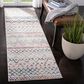 Safavieh Madison MAD798B 2"3" x 8" Ivory and Navy Runner, , large