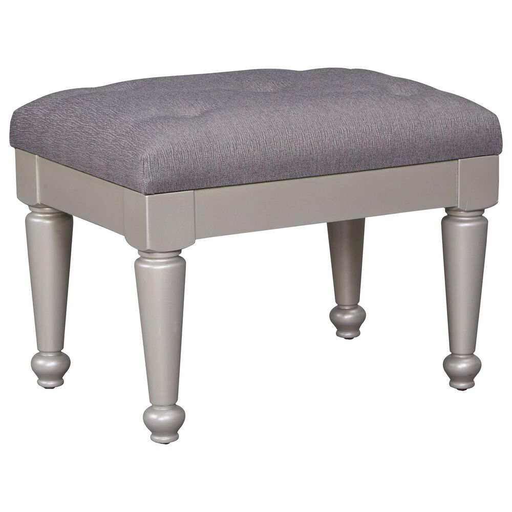 Signature Design by Ashley Coralayne Upholstered Stool in Silver, , large