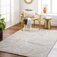 Surya Eloquent 5" x 7"6" Medium Gray, Light Beige and Black Area Rug, , large