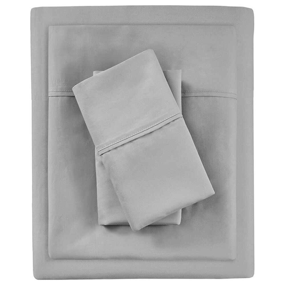 Beautyrest HeiQ Smart Temperature 4-Piece Full Sheet Set in Grey, , large