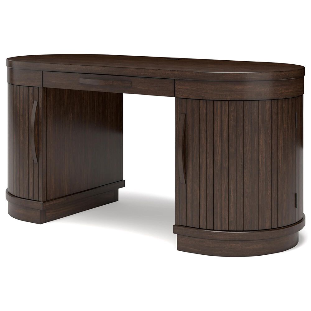 Signature Design by Ashley Korestone 63&quot; Writing Desk in Warm Brown, , large