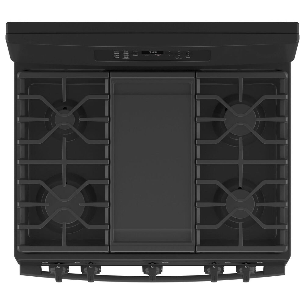 GE Appliances 2-Piece Kitchen Package with 30&#39;&#39; Gas Range and 1.9 Cu. Ft. Microwave Oven in Black, , large