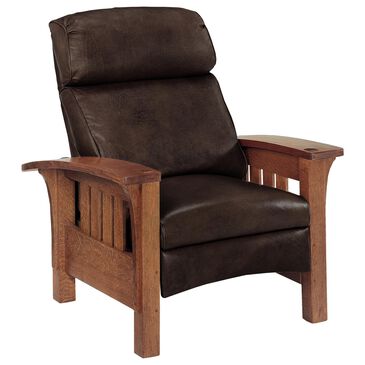 Stickley Furniture Mission Manual Recliner in Gibson Boot, , large