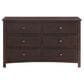 Oxford Baby Universal 6 Drawer Dresser in Brown Espresso, , large