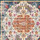 Safavieh Madison MAD447A 5"3" x 7"6" Ivory and Orange Area Rug, , large