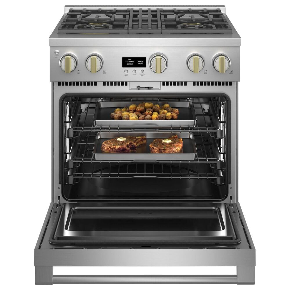 Monogram 30&quot; Dual-Fuel Professional Range with 4 Burners in Stainless Steel, , large