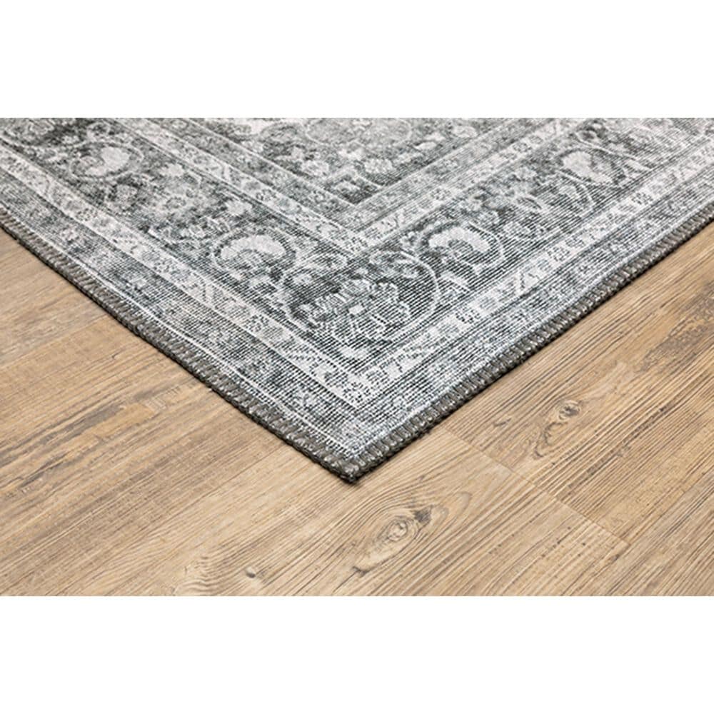 Oriental Weavers Sofia Austin 85821 1&#39;9&quot; x 2&#39;10&quot; Gray Scatter Rug, , large