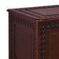 Pacific Landing Finlay Flip Open Storage Chest in Deep Tobacco, , large