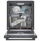 Bosch 800 Series 24"" Built-In Bar Handle Dishwasher with 8 Wash Cycles in Black Stainless Steel, , large