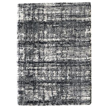 Central Oriental Natick Blyana 5" x 7" White and Blue Area Rug, , large