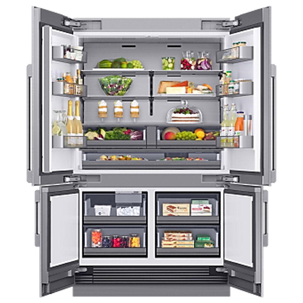 Dacor 27.7 Cu. Ft. Built-In French Door Refrigerator in Silver Stainless, , large