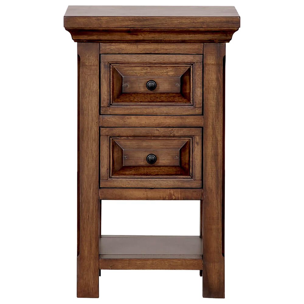 Napa Furniture Design Hill Crest 2-Drawer Nightstand in Dark Chestnut, , large