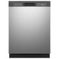 GE Appliances 24" Electronic Touch Built-In Dishwasher in Stainless Steel, , large