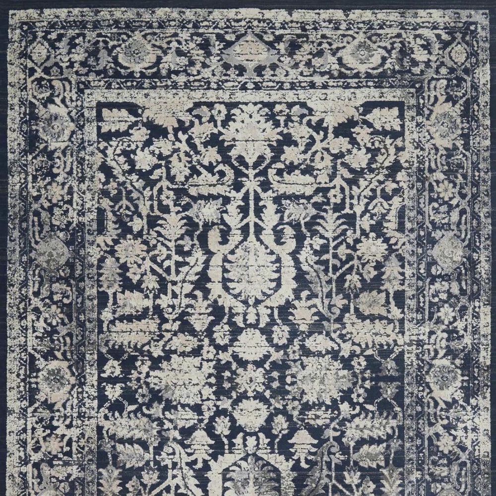 Magnolia Home Everly VY-01 6&#39;7&quot; x 9&#39;2&quot; Indigo Area Rug, , large