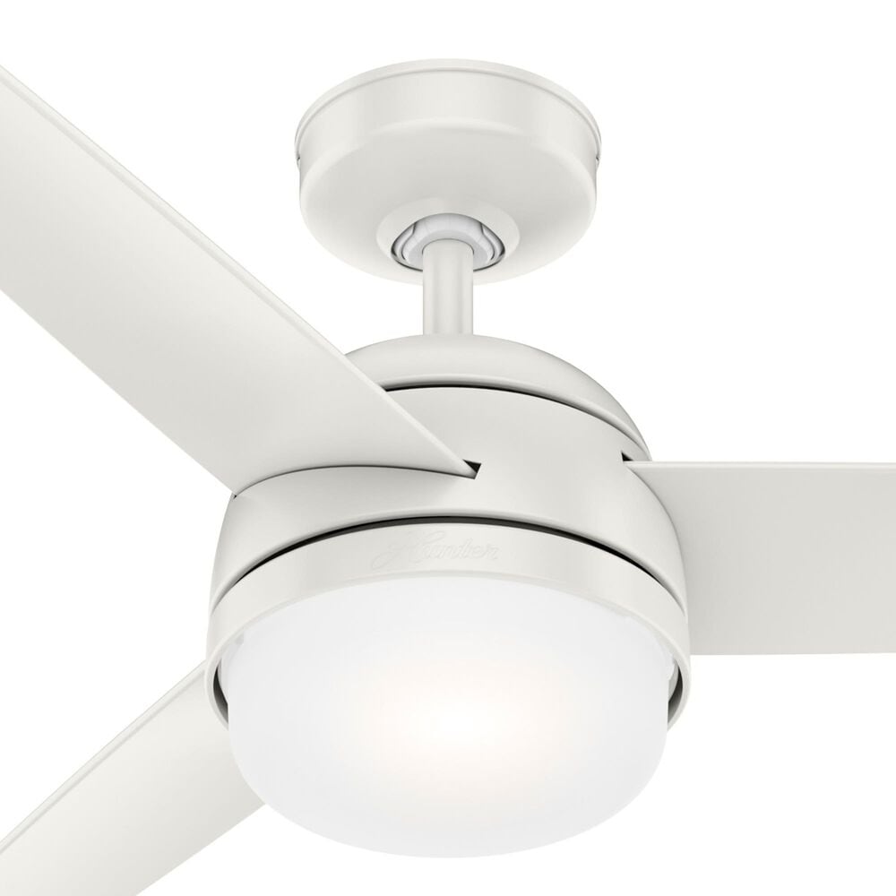 Hunter Midtown 48&quot; Ceiling Fan with LED Lights in Fresh White, , large