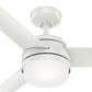 Hunter Midtown 48" Ceiling Fan with LED Lights in Fresh White, , large