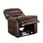 Steve Silver Ottawa Power Lift Recliner with Heat and Massage in Walnut, , large
