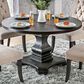 Furniture of America Mcleod Dining Table in Antique Black - Table Only, , large