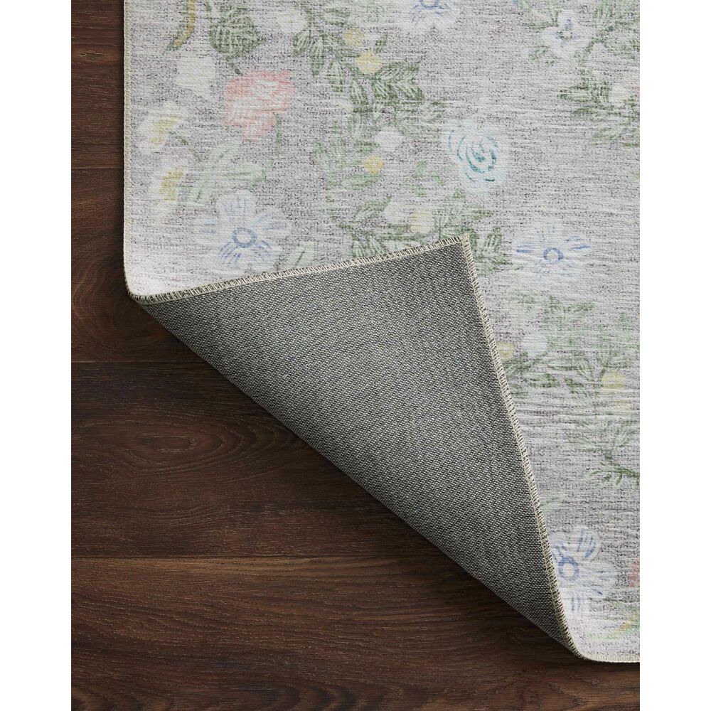 Rifle Paper Co. Palais 5&#39; x 7&#39;6&quot; Grey Area Rug, , large