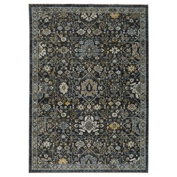 Oriental Weavers Aberdeen Floral Bust 7"10" x 10"10" Blue Area Rug, , large