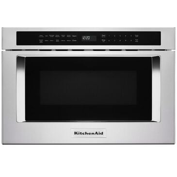 KitchenAid 24" Under-Counter Microwave Oven Drawer in Stainless Steel, , large