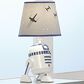Lambs and Ivy Star Wars Classic R2-D2 Table Lamp in White, Blue and Gray, , large