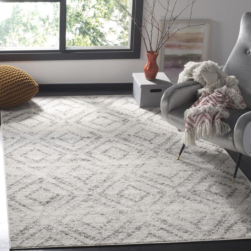 Safavieh Adirondack ADR131C 6&#39; x 9&#39; Light Grey and Grey Area Rug, , large