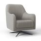 37B Maison Swivel Chair in Black and White, , large