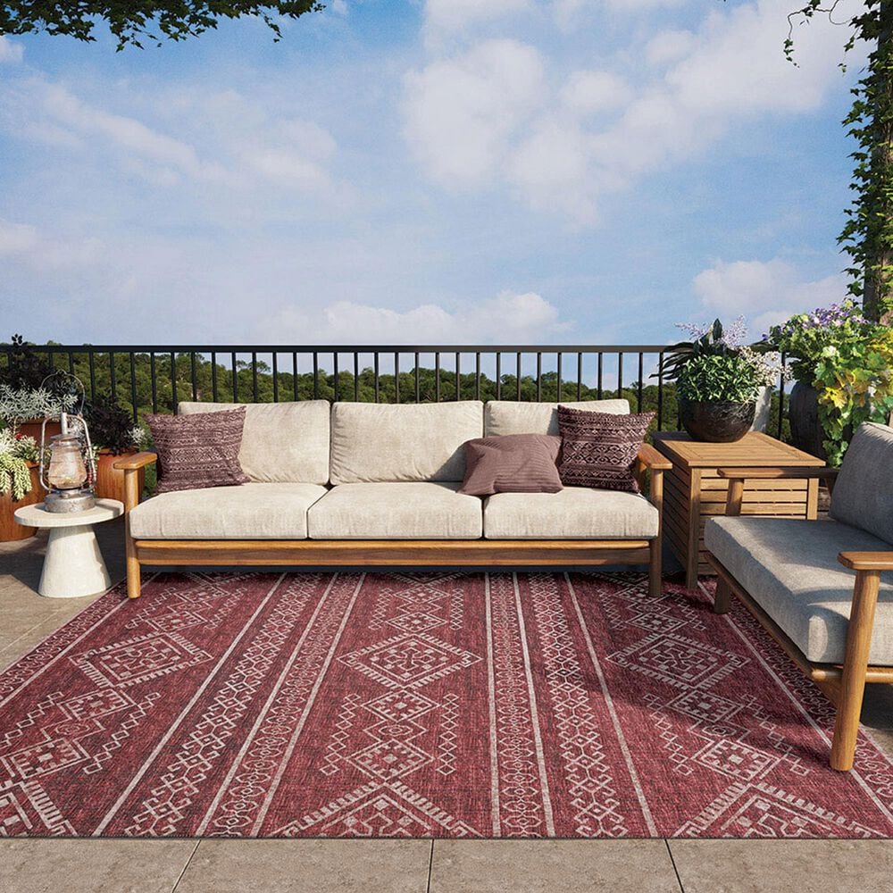 Dalyn Rug Company Sedona SN14 10&#39; x 14&#39; Paprika Indoor/Outdoor Area Performance Rug, , large