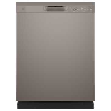 GE Appliances 24" Built-In Integrated Handle Dishwasher with Front Control and 52 dBA in Slate, , large