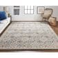 Feizy Rugs Rylan 4" x 6" Gray and Multicolor Area Rug, , large