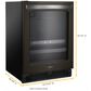 Whirlpool 24" 5.2 cu. ft. Undercounter Beverage Center in Black Stainless Steel, , large