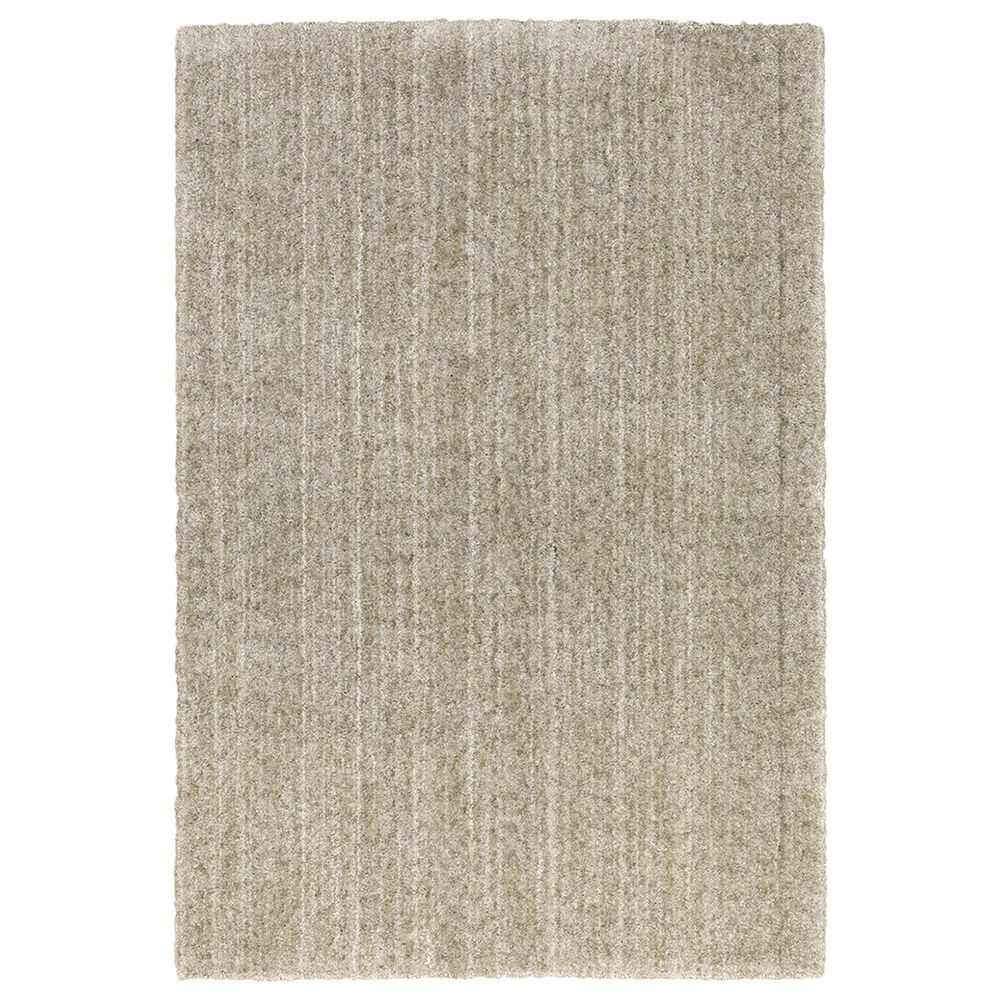 Oriental Weavers Aspen Distressed Shag 829J9 5"3" x 7"6" Beige Area Rug, , large