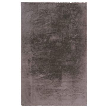 Feizy Rugs Luxe Velour 3" x 5" Light Gray Area Rug, , large