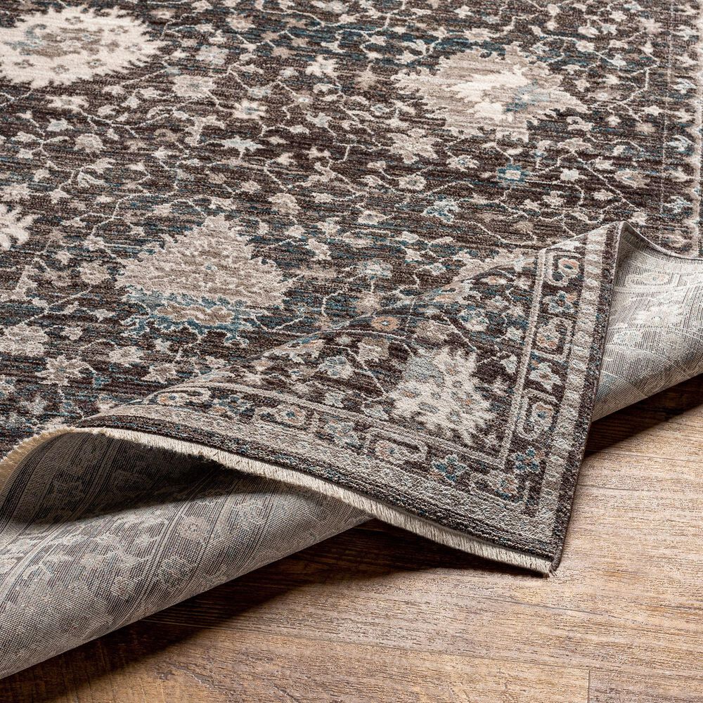 Surya Carlisle 8&#39;10&quot; x 12&#39;6&quot; Dark Brown, Ivory, Light Sage, Dusty Pink, Pale Blue and Olive Area Rug, , large